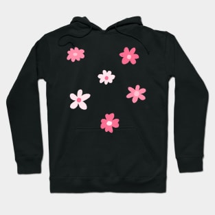 pink flower sticker pack Hoodie